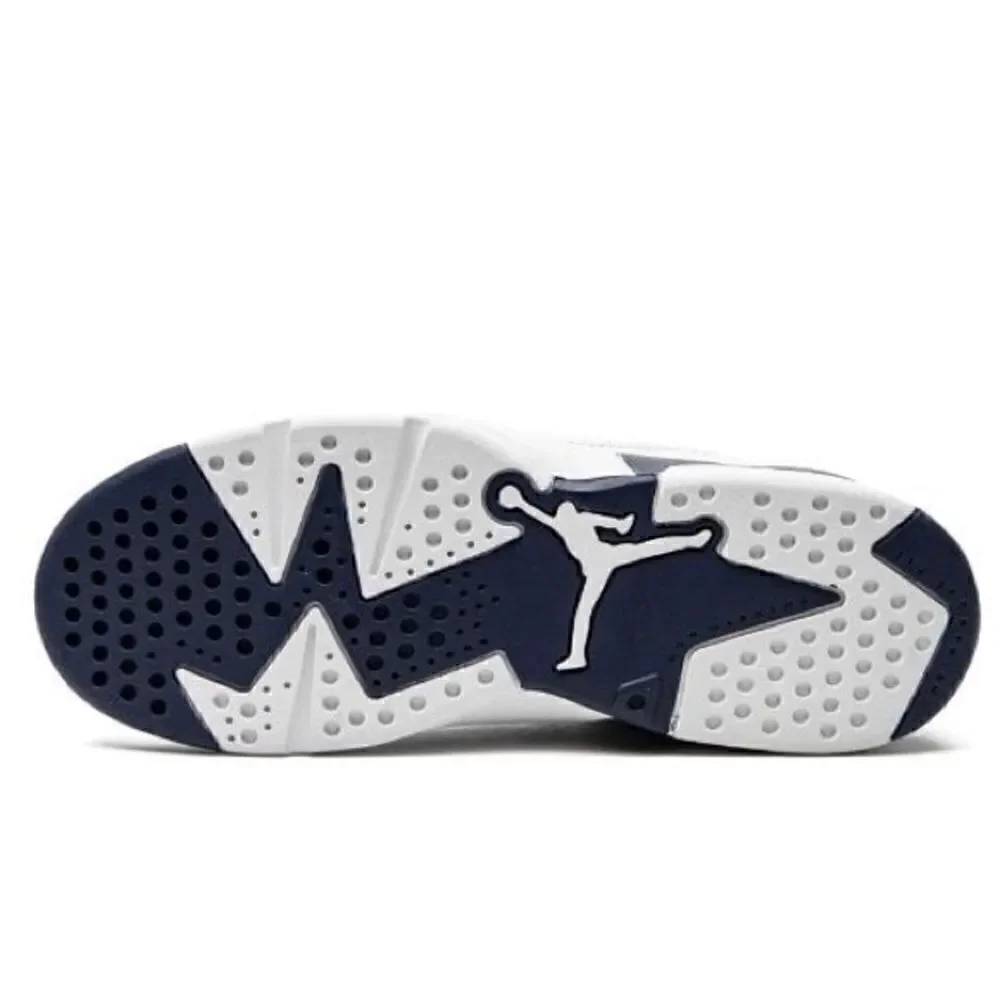 Nike AIR JORDAN 6 MIDNIGHT NAVY PS (PRESCHOOL) 2022 - Picture 6 of 13